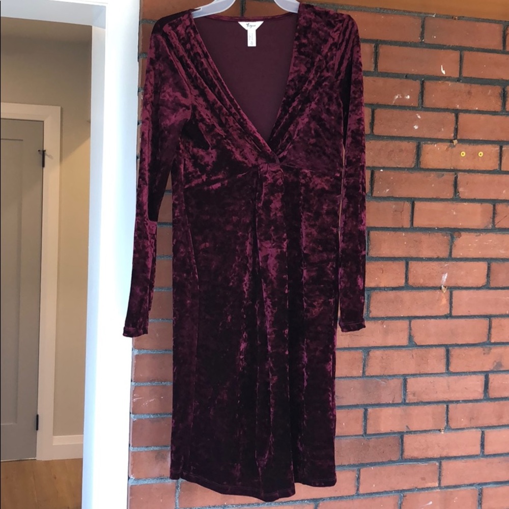 Maroon Maternity dress